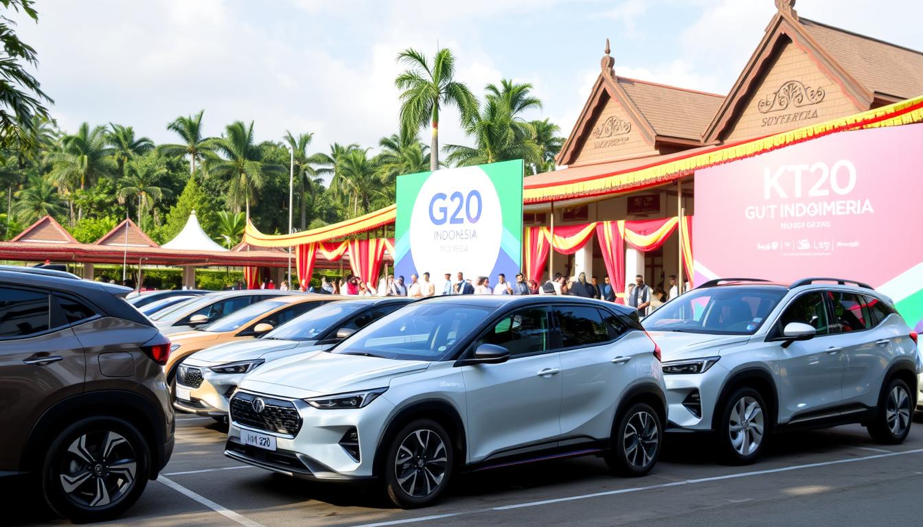 Deretan Mobil Listrik Warnai KTT G20 Indonesia